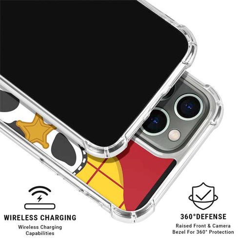 Disney Toy Story Woody Apparel iPhone 16 Pro Clear Case